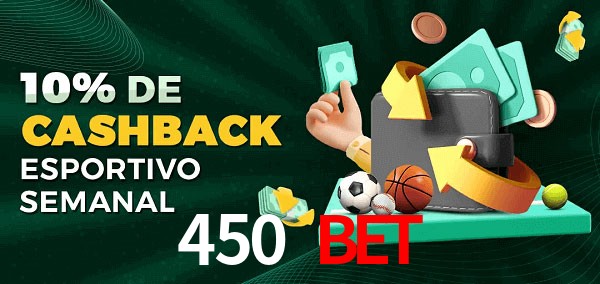 10% de bônus de cashback na 450 bet